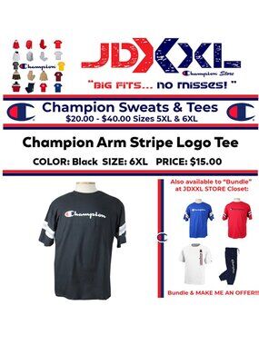 Big & Tall Champion Graphic T‑Shirt 6XL